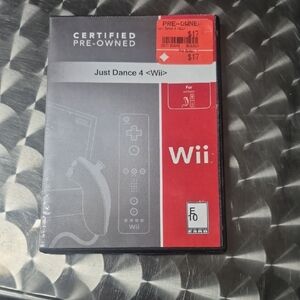 Just Dance 4 Game - Red and Black